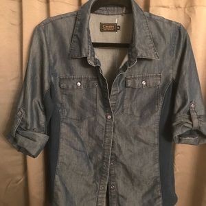 Denim Fitted Shirt